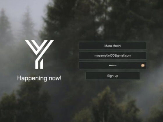 A clickable image of my project, Simple Social Platform.
